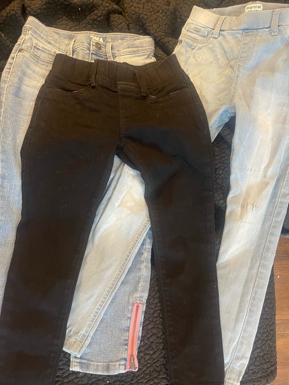 Black Pull-On Skinny Pants - Kids